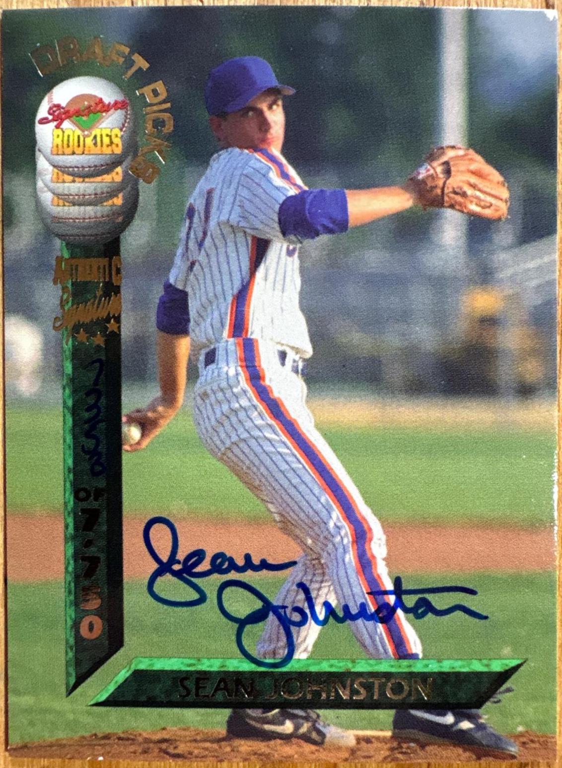 Sean Johnston [Autograph] #33