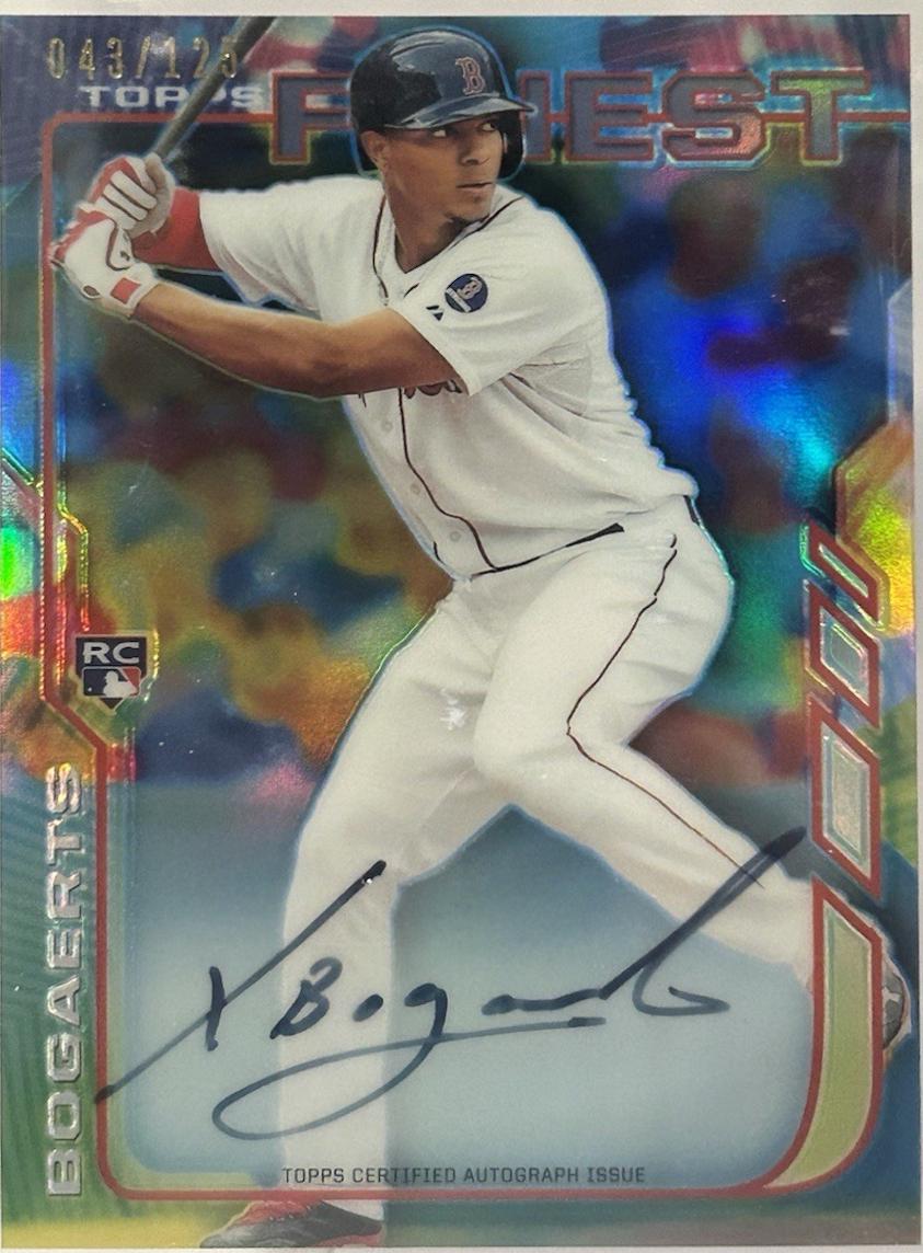 Xander Bogaerts [Blue Refractor] #RA-XB