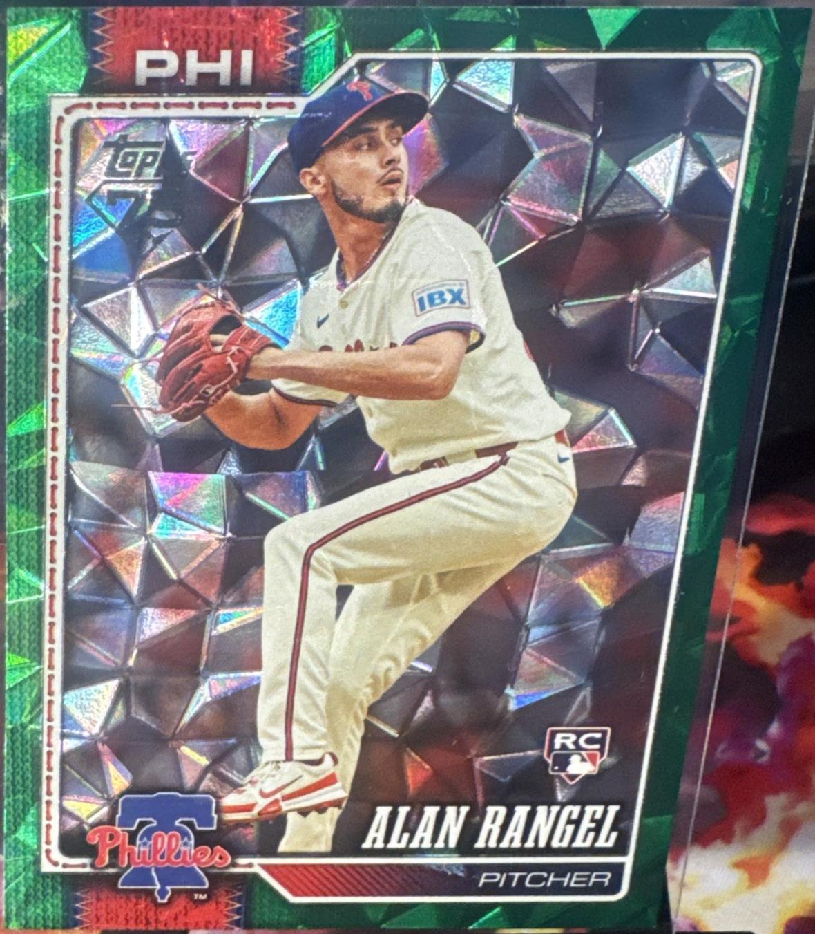 Alan Rangel [Green Diamante Foil] #572