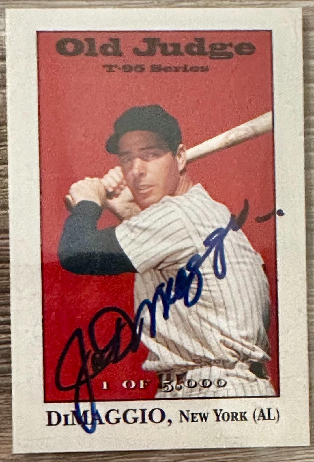 Joe Dimaggio [Autograph] #JD1