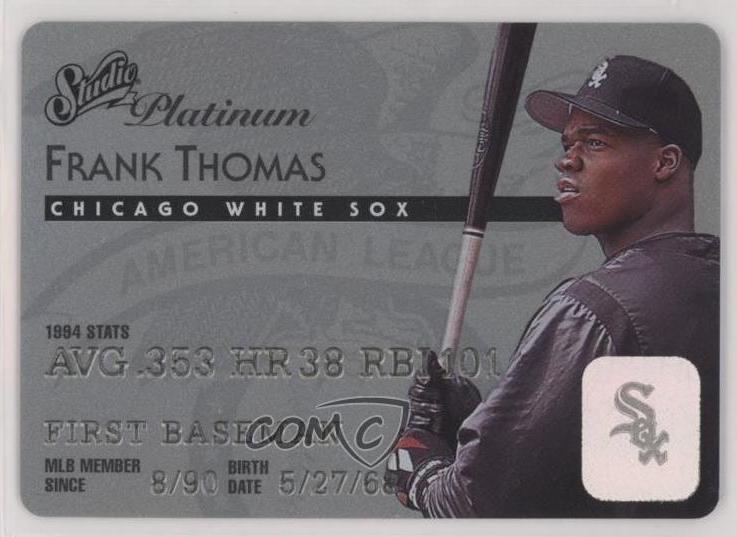 Frank Thomas [Platinum Plastic Stock] #1