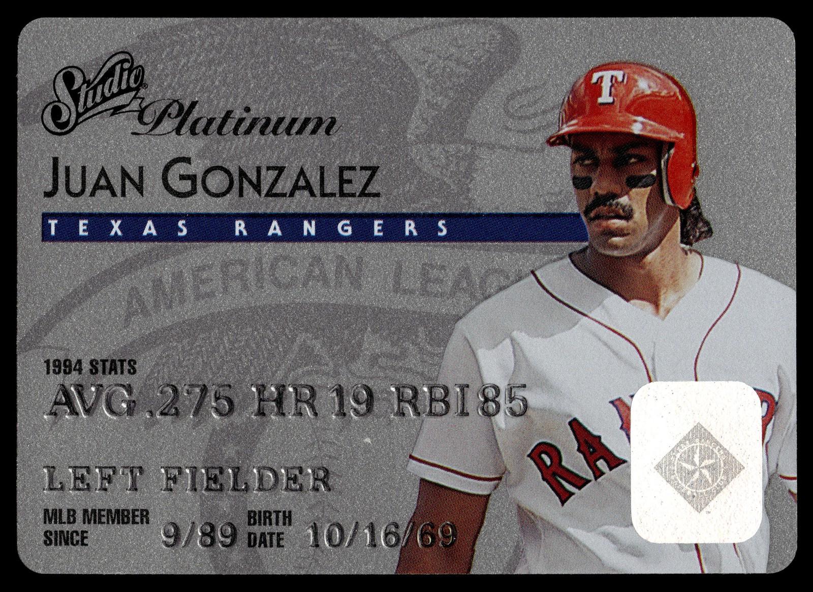 Juan Gonzalez [Platinum] #21