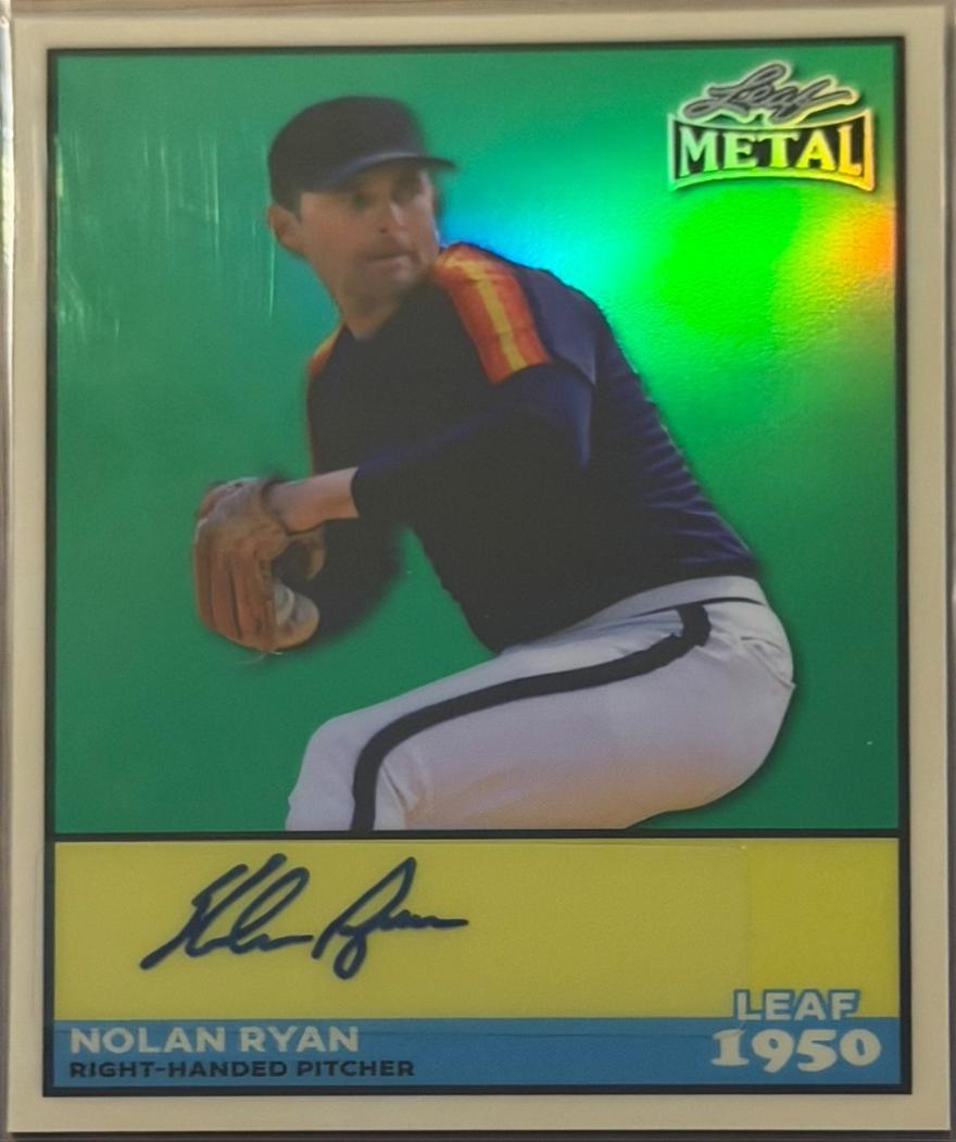 Nolan Ryan [Prismatic Green] #50A-NR1
