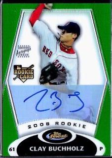 Clay Buchholz [Green Refractor Autograph] #160