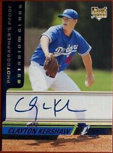 Clayton Kershaw [Photographer's Proof Blue Autograph] #176