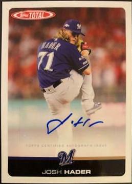 Josh Hader [Autograph] #827-A