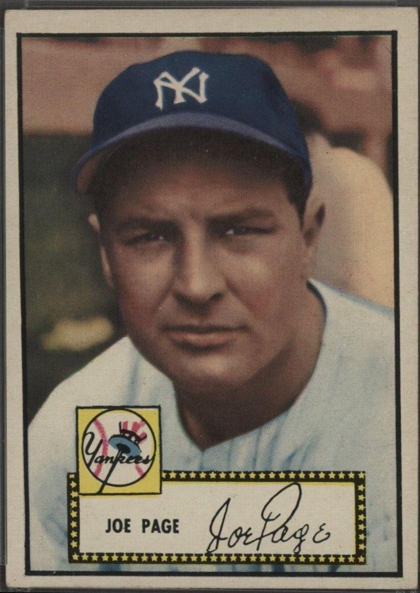 Joe Page [Correct Bio Black Back] #48