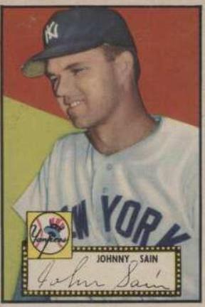 Johnny Sain [Page Bio Black Back] #49