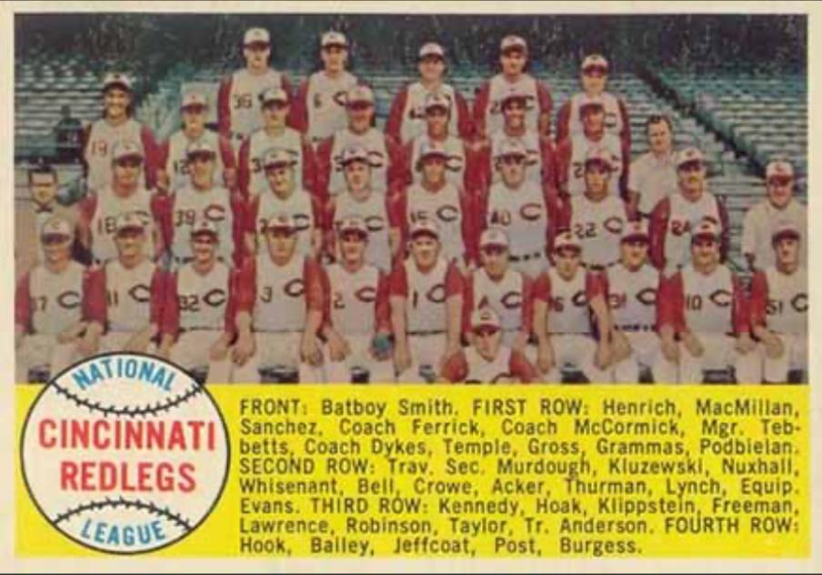 Cincinnati Redlegs [Alphabetical] #428