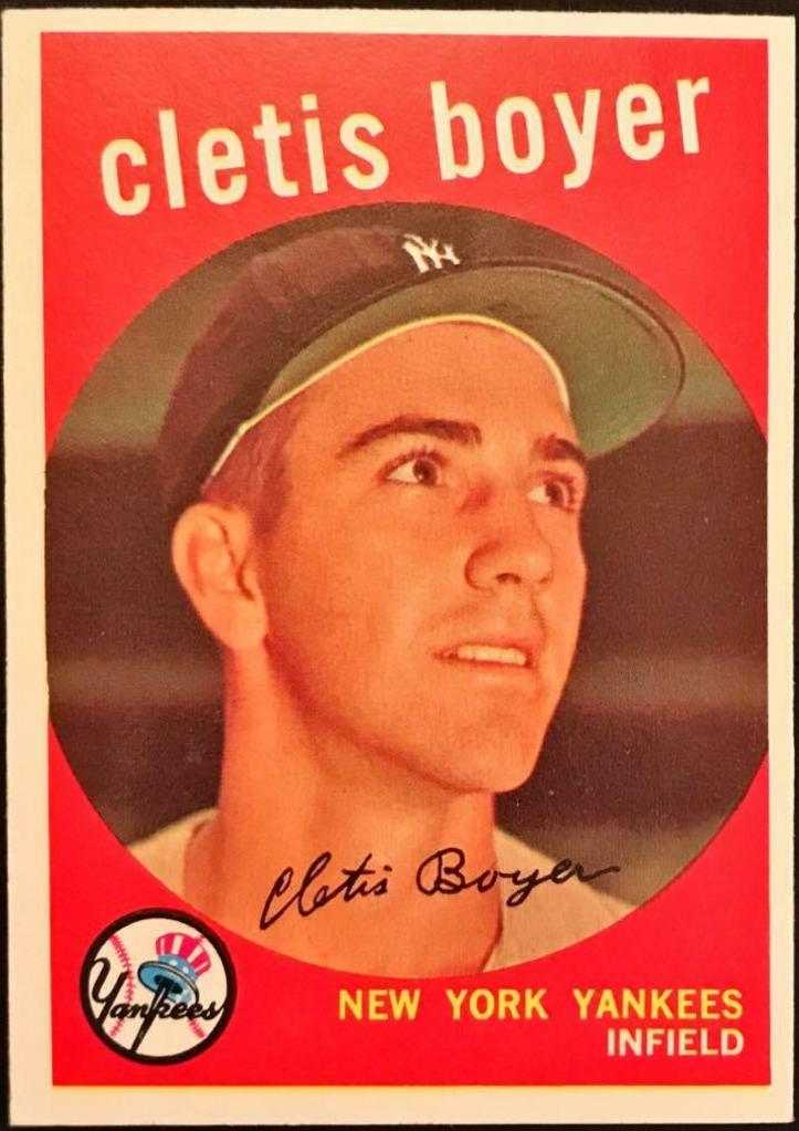 Cletis Boyer [White Back] #251