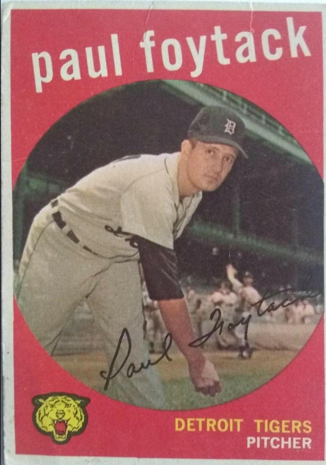 Paul Foytack [White Back] #233