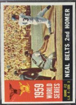 World Series Game 2 [Neal Belts 2nd Homer] #386