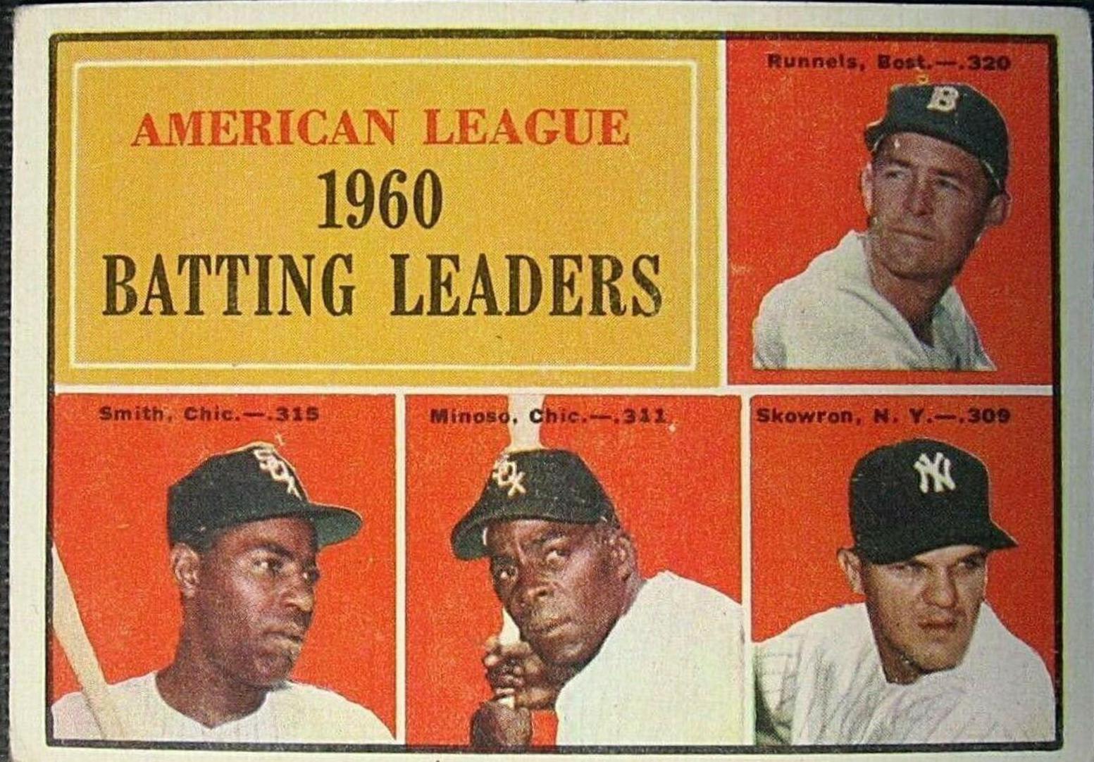American League 1960 Batting Leaders #42