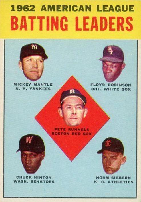 1962 American League Batting Leaders #2