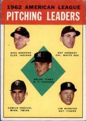1962 American League Pitching Leaders #8