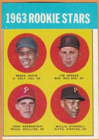 Brock Davis / Jim Gosger / John Herrnstein / Willie Stargell #553
