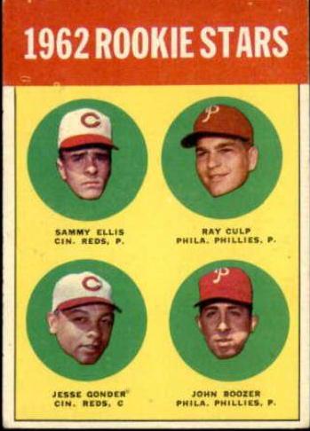 Sammy Ellis / Ray Culp / Jesse Gonder / John Boozer [1962 Front and Back] #29