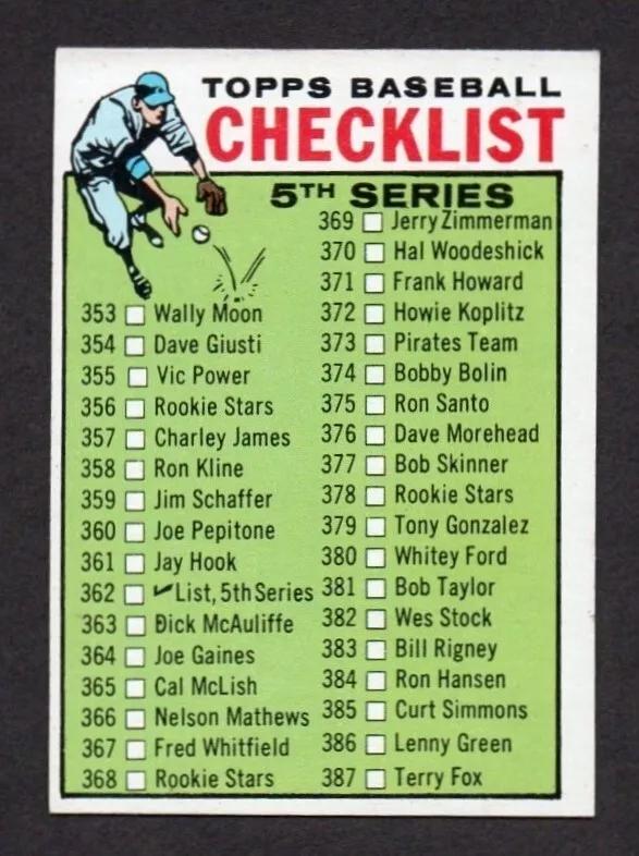 Checklist 353-429 #362