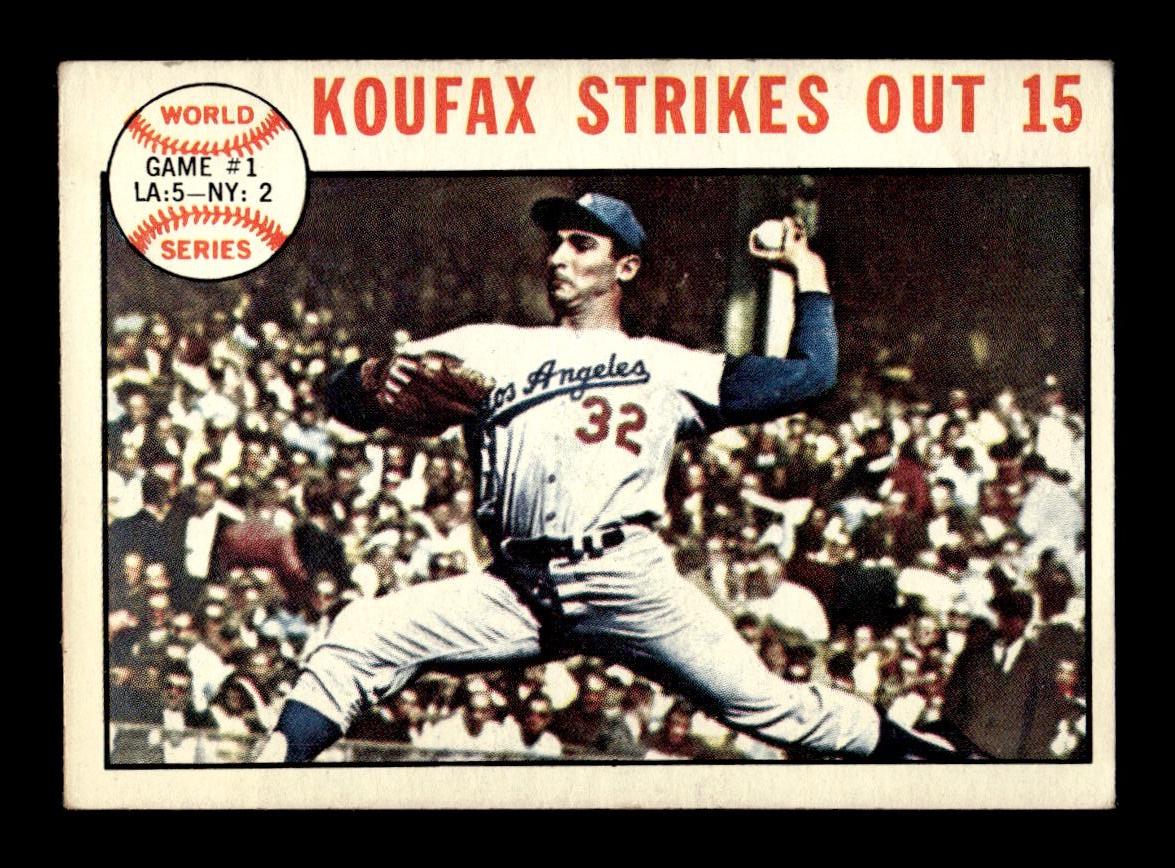 World Series Game 1 [Koufax Strikes Out 15] #136