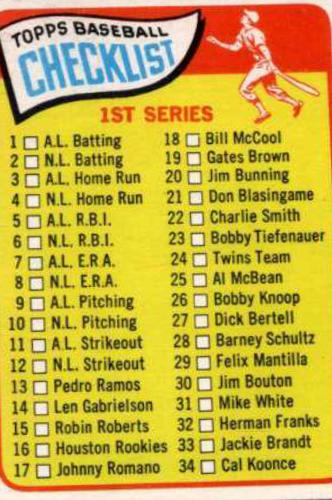 Checklist 1-88 #79