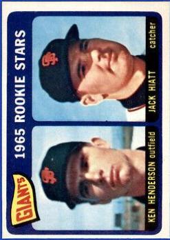 Giants 1965 Rookie Stars #497