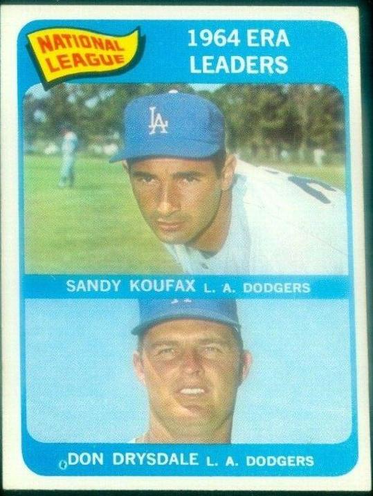 NL ERA Leaders: Koufax, Drysdale #8