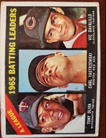 American League 1965 Batting Leaders #216