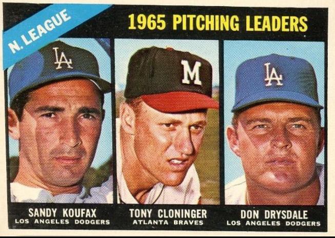 National League 1965 Pitching Leaders #223