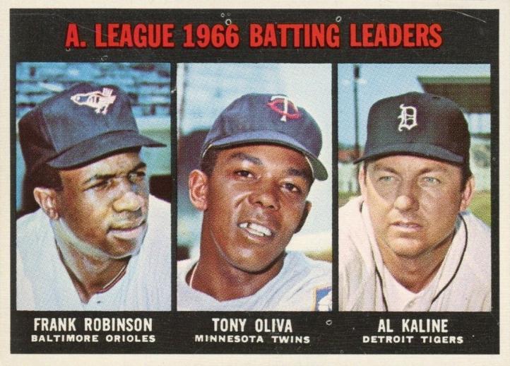 American League 1966 Batting Leaders #239