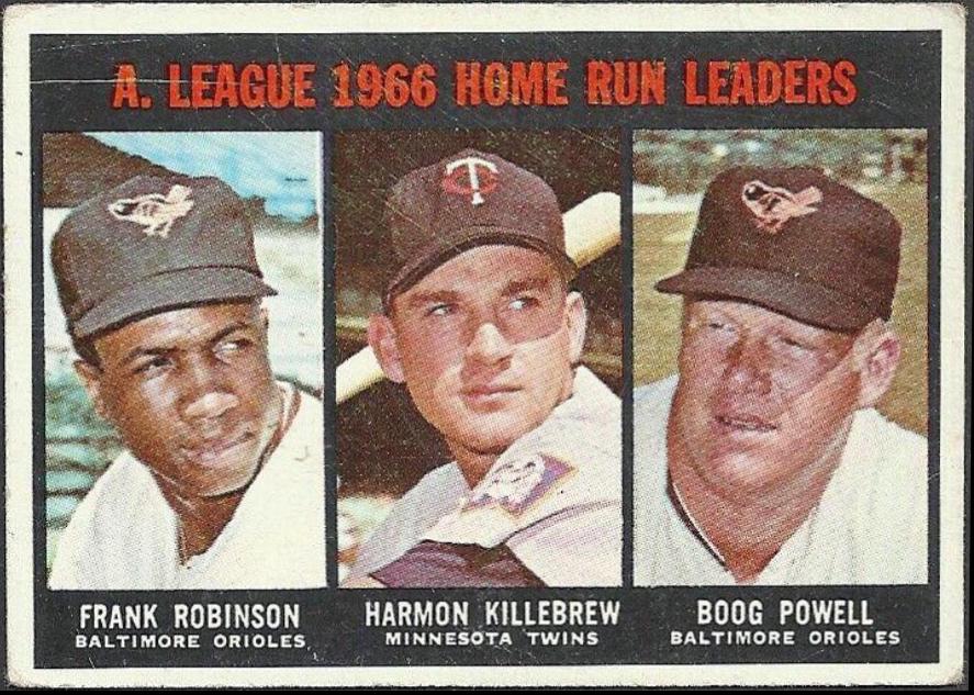 American League 1966 Home Run Leaders #243
