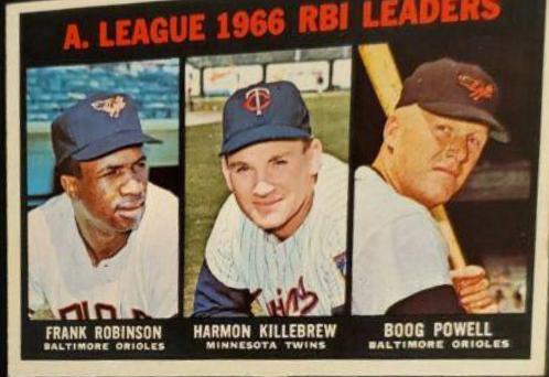 American League 1966 RBI Leaders #241