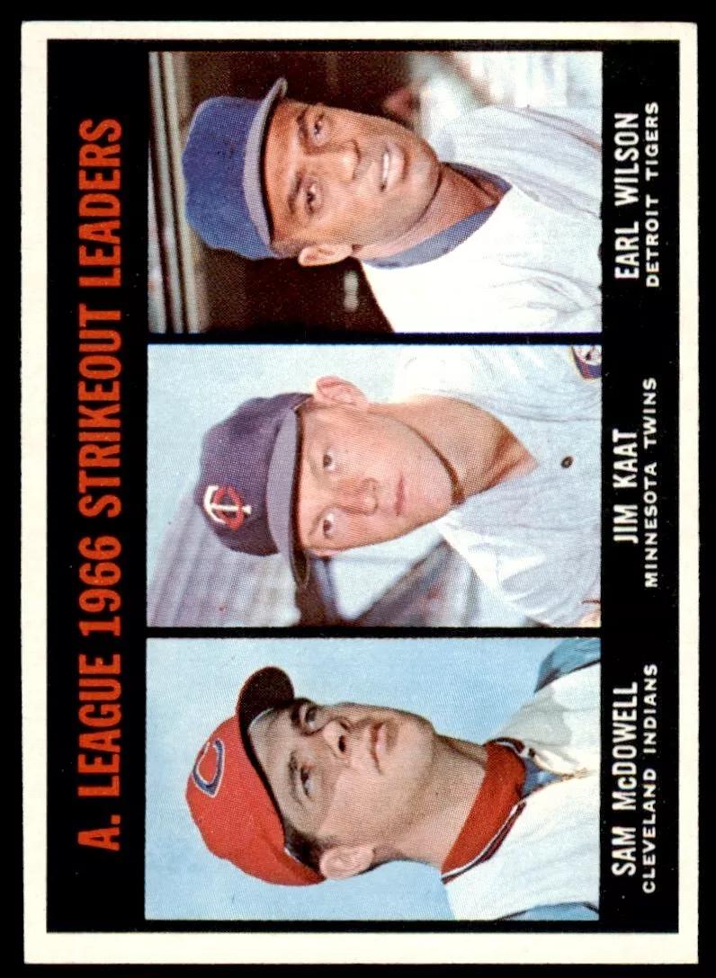 American League 1966 Strikeout Leaders #237