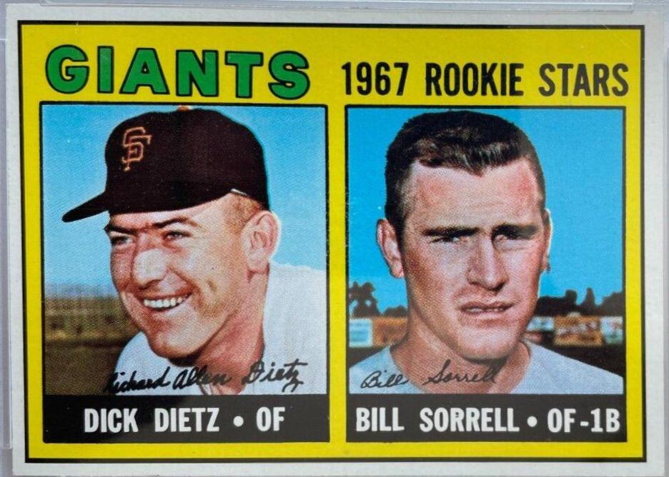 Giants 1967 Rookie Stars #341