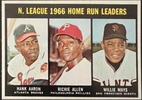 National League 1966 Home Run Leaders #244