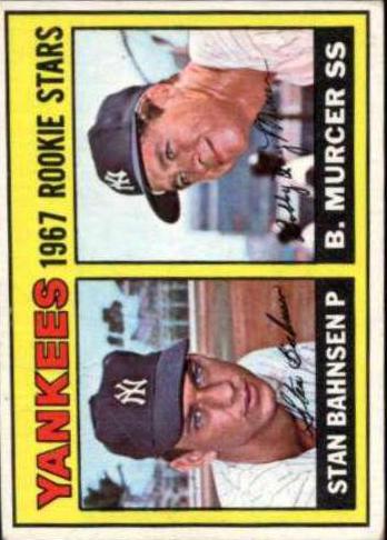 Yankees 1967 Rookie Stars #93