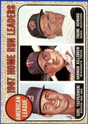 American League 1967 Home Run Leaders #6