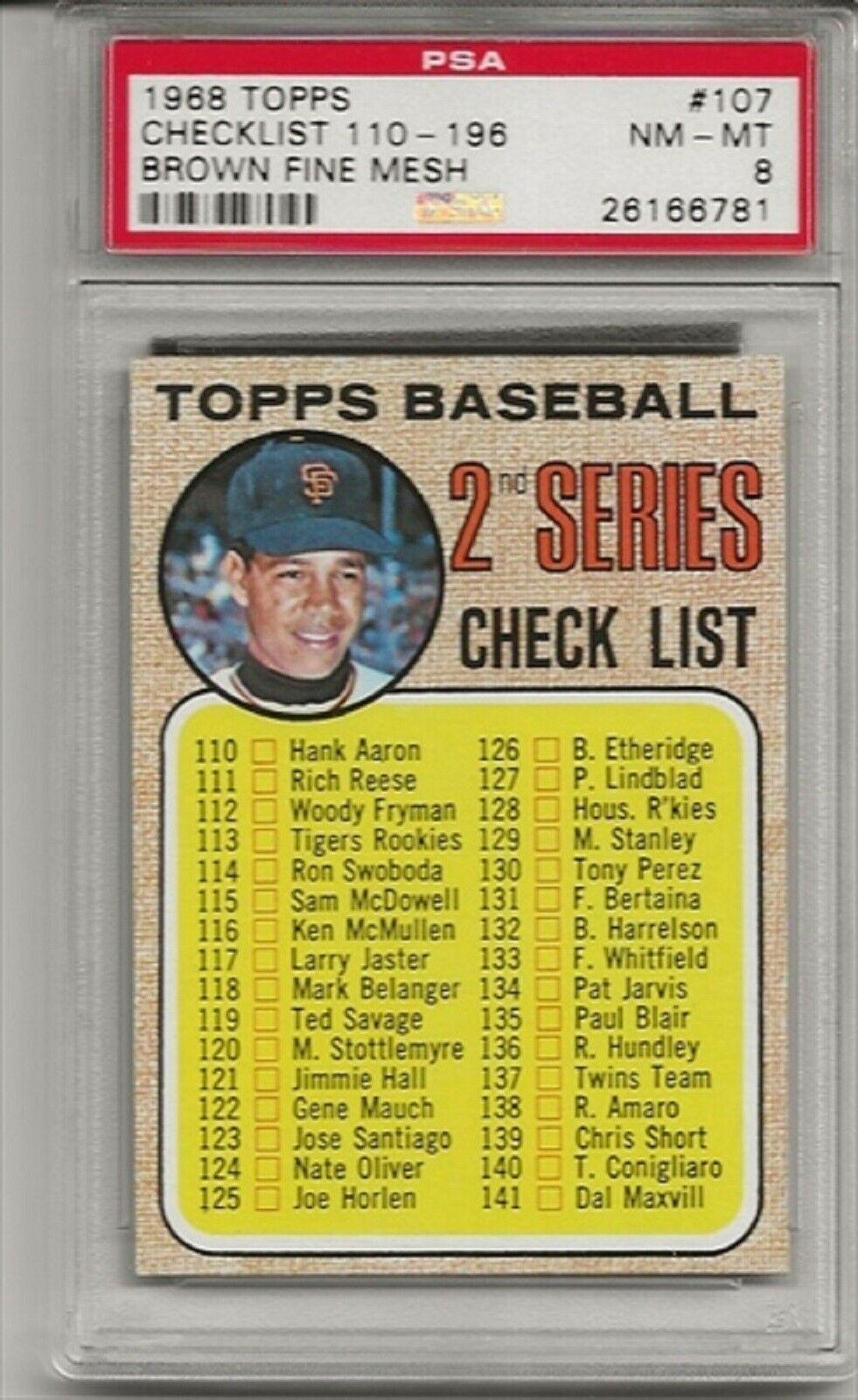 Checklist 110-196 [Brown Fine Mesh] #107