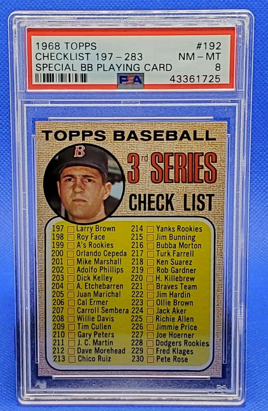 Checklist 197-283 [Special BB Playing Card] #192