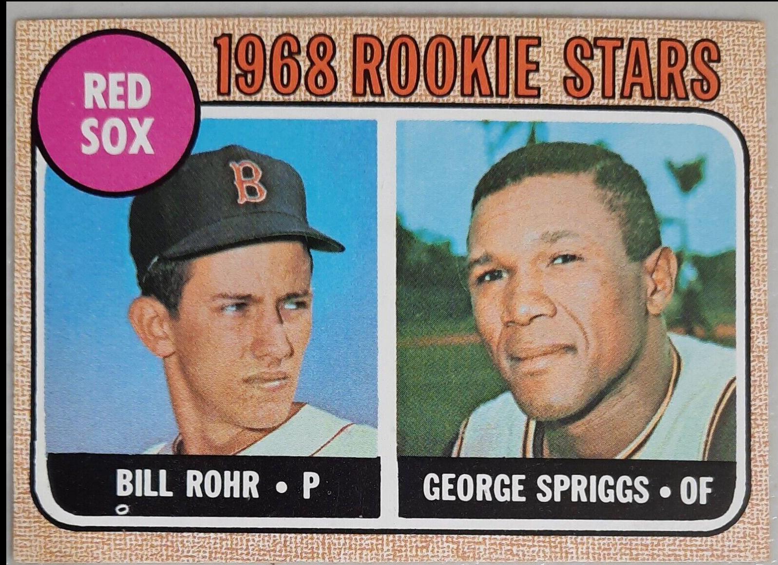 Red Sox 1968 Rookie Stars #314