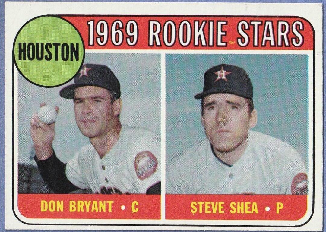 Astros 1969 Rookie Stars: Don Bryant / Steve Shea #499
