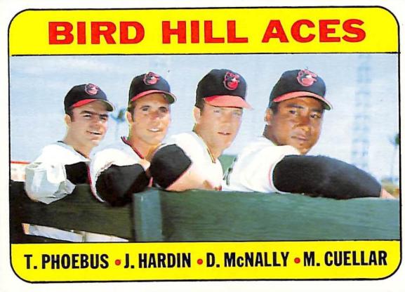 Bird Hill Aces: Tom Phoebus / Jim Hardin / Dave McNally / Mike Cuellar #532
