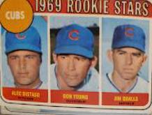 Cubs 1969 Rookie Stars: Alec Distaso / Don Young / Jim Qualls #602