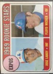 Expos 1969 Rookie Stars: Jose Laboy / Floyd Wicker #524