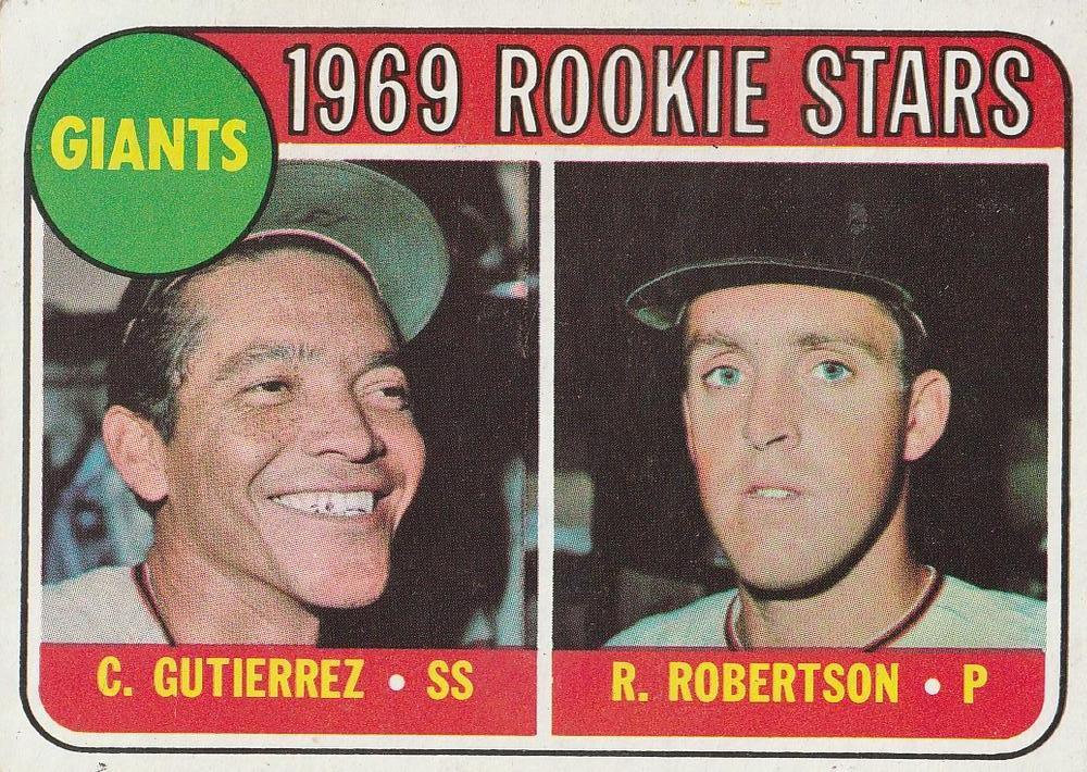 Giants 1969 Rookie Stars: Cesar Gutierrez / Rich Robertson #16