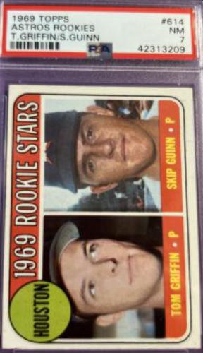 Houston 1969 Rookie Stars: Tom Griffin / Skip Guinn #614