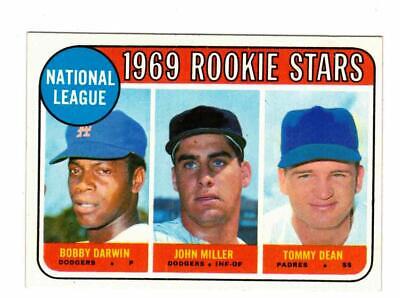 National League 1969 Rookie Stars: Bobby Darwin / John Miller / Tommy Dean #641