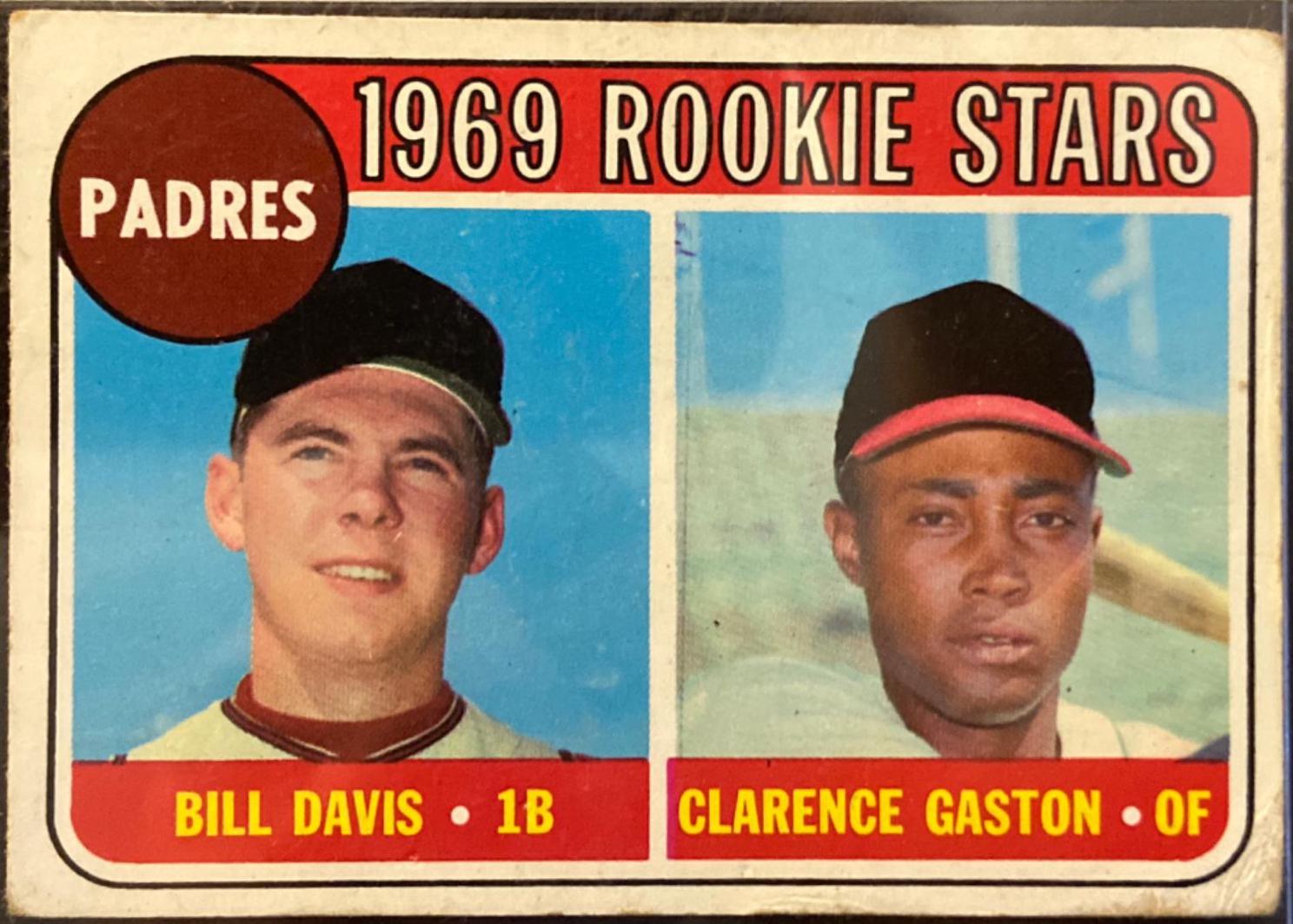 Padres 1969 Rookie Stars: Bill Davis / Clarence Gaston #304