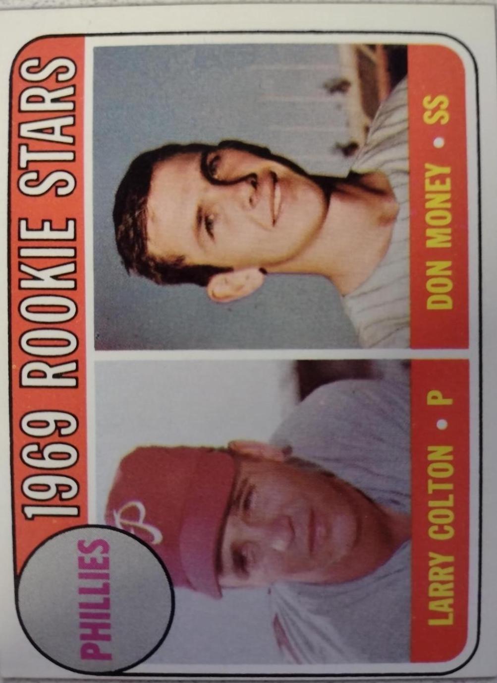 Phillies 1969 Rookie Stars: Larry Colton / Don Money [White] #454