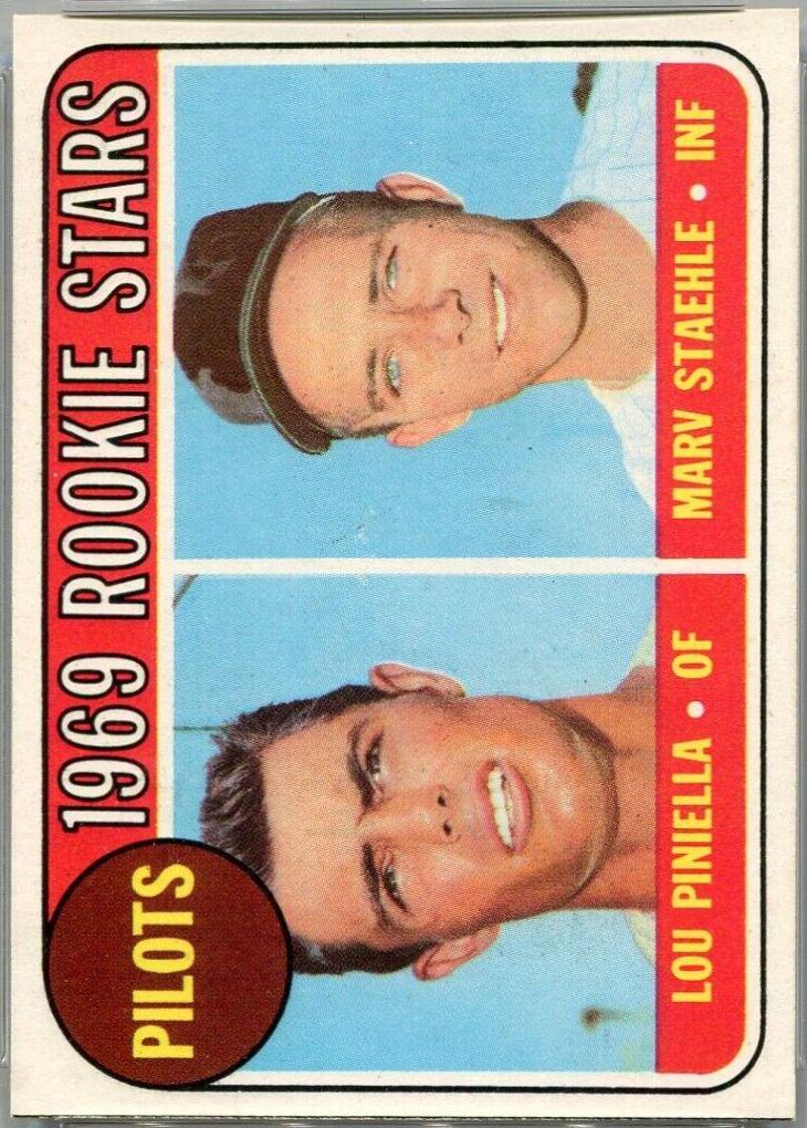 Pilots 1969 Rookie Stars: Lou Piniella / Marv Staehle #394