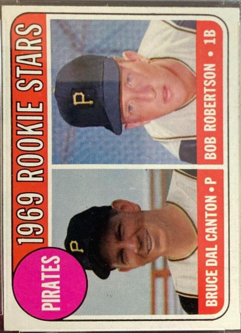 Pirates 1969 Rookie Stars: Bruce Dal Canton / Bob Robertson [White] #468